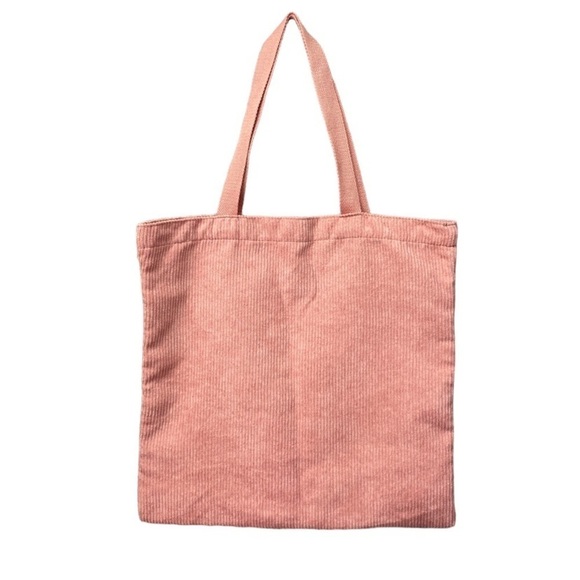 Old Navy Pink Corduroy Medium Size Tote Bag - Picture 1 of 10